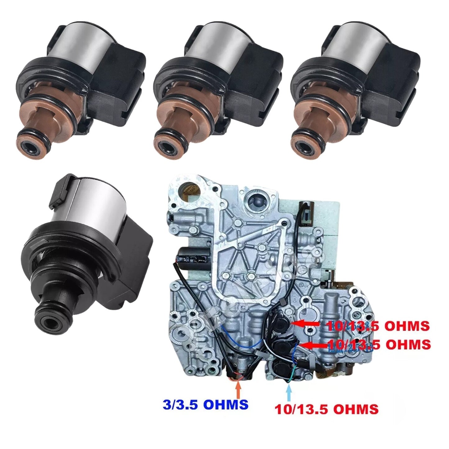 4for Subaru Torque Converter AWD Pressure Control & Lock-Up Solenoid TR580 690 n