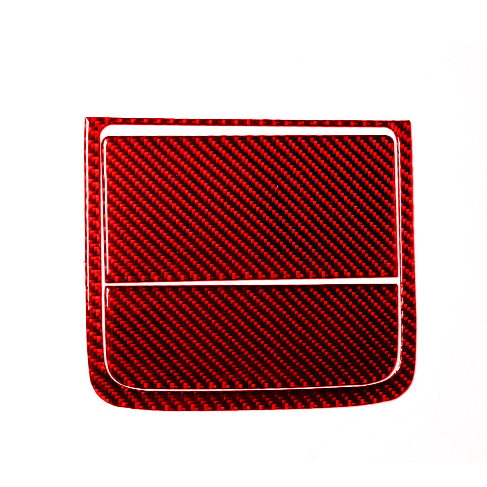 3Pcs Red Carbon Fiber Front Roof Reading Light Cover for Subaru Forester 2005-08