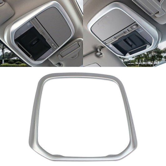 Inner Front Roof Reading Light Frame Trim Silver for Subaru Forester 2019 2020