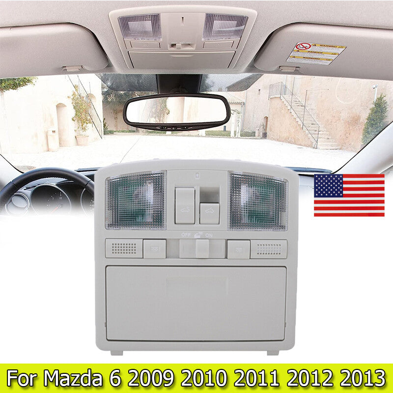 Gray overhead console with downlights suitable for 09-11 for Mazda 6 with sunroof GS4C69970D75 Q