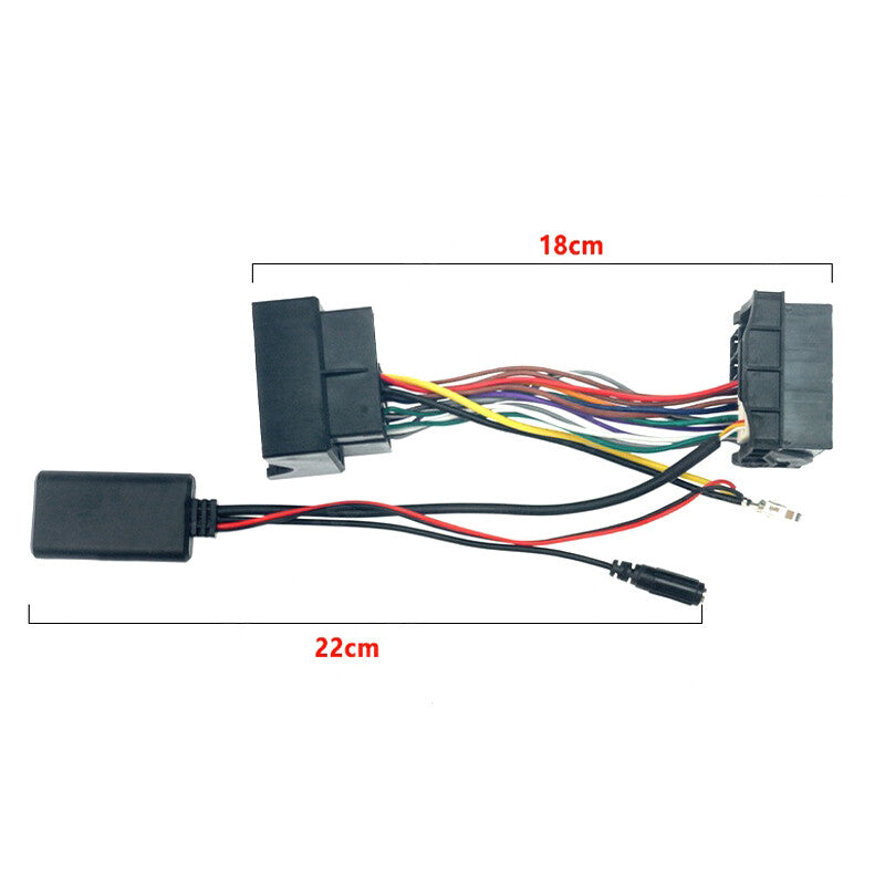 Car audio wireless Bluetooth auxiliary input cable adapter harness for E60/90- n