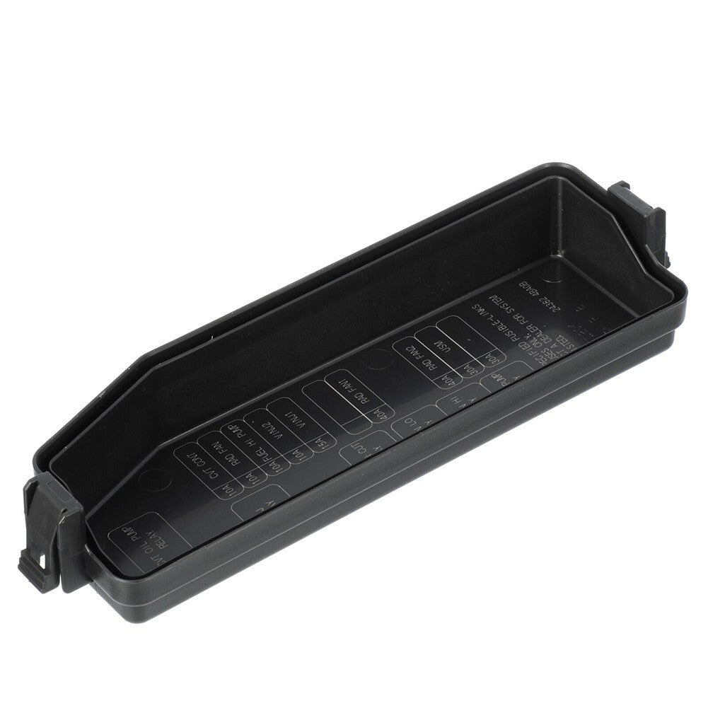 Black Fuse Box Cover for Nissan For Rogue 2014-2020 24382-4BA0B