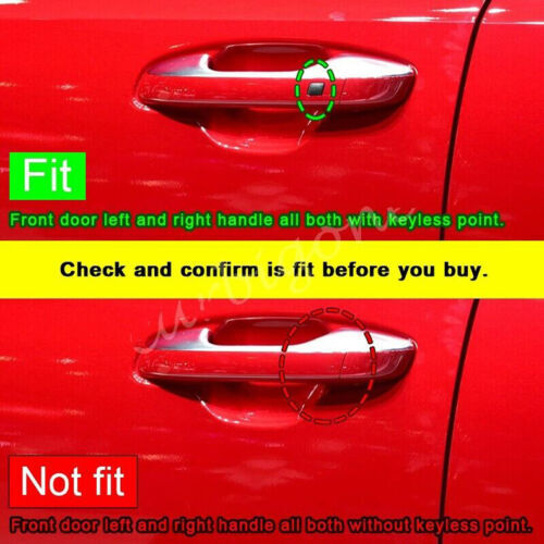 4P for Kia Sorento 2021-2023 Carbon Fiber ABS Car Outside Door Handle Cover Trim