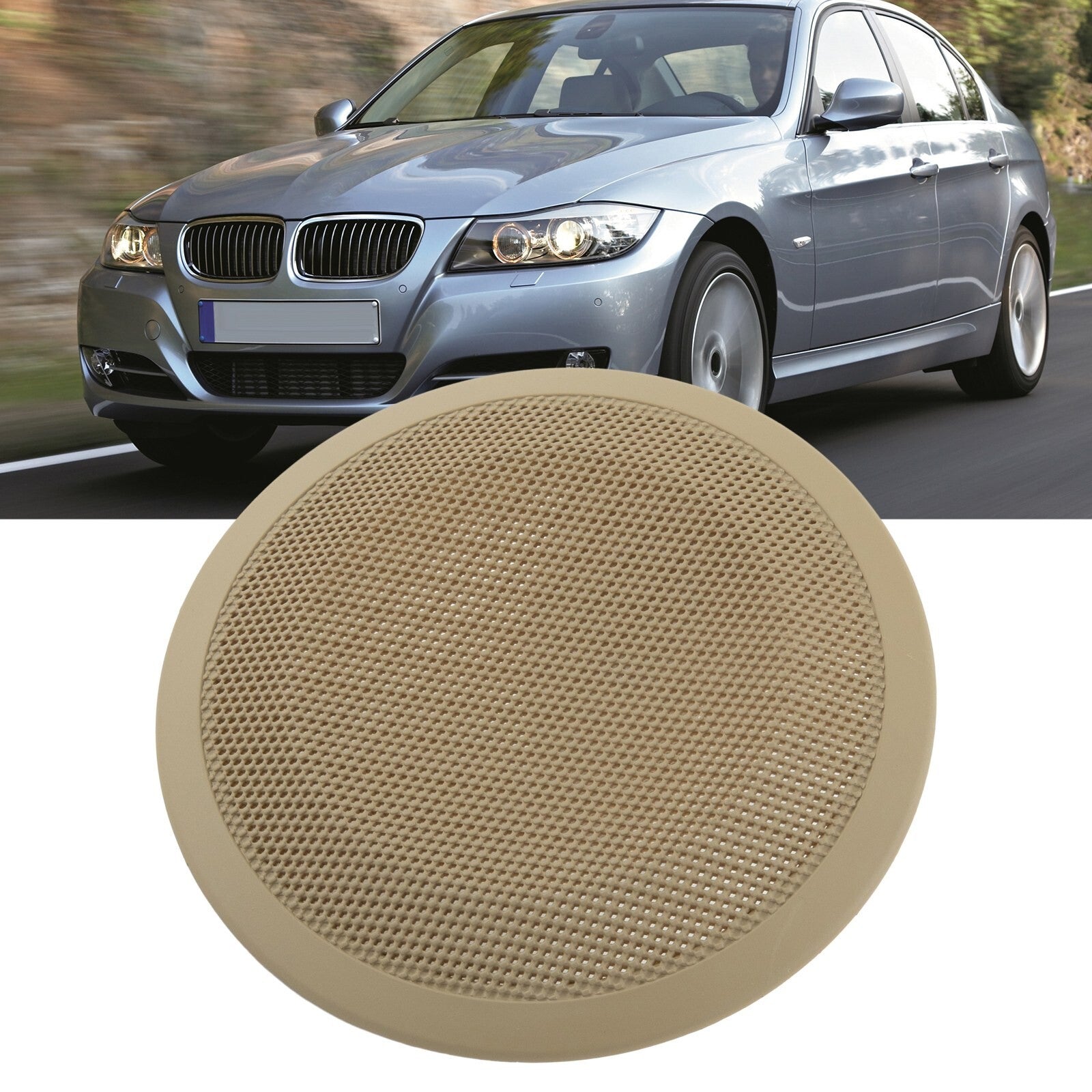1pcs Front Door Speaker Cover Part For 3 E90 51417144563 7144563 Plastic v