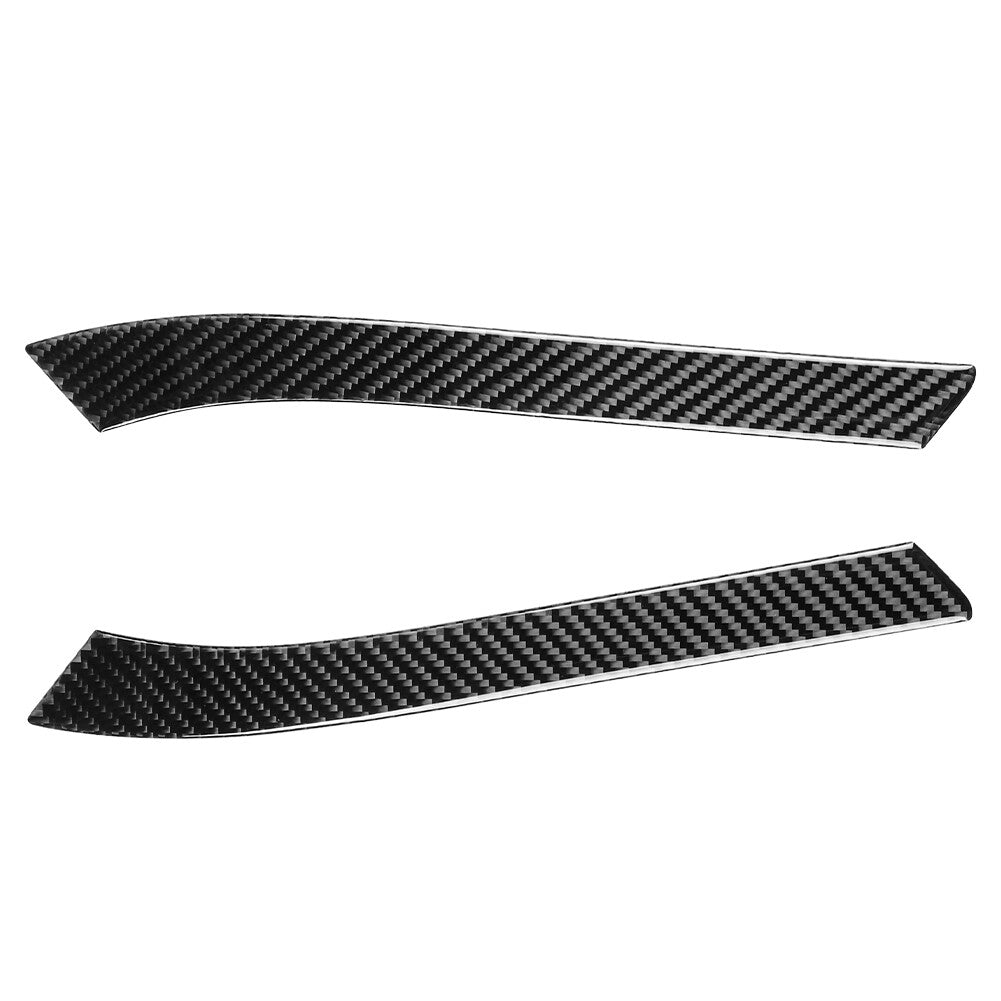 Carbon Fiber Gear Shift Side Trim Strip Cover Black for Cadillac CTS 2008-2013
