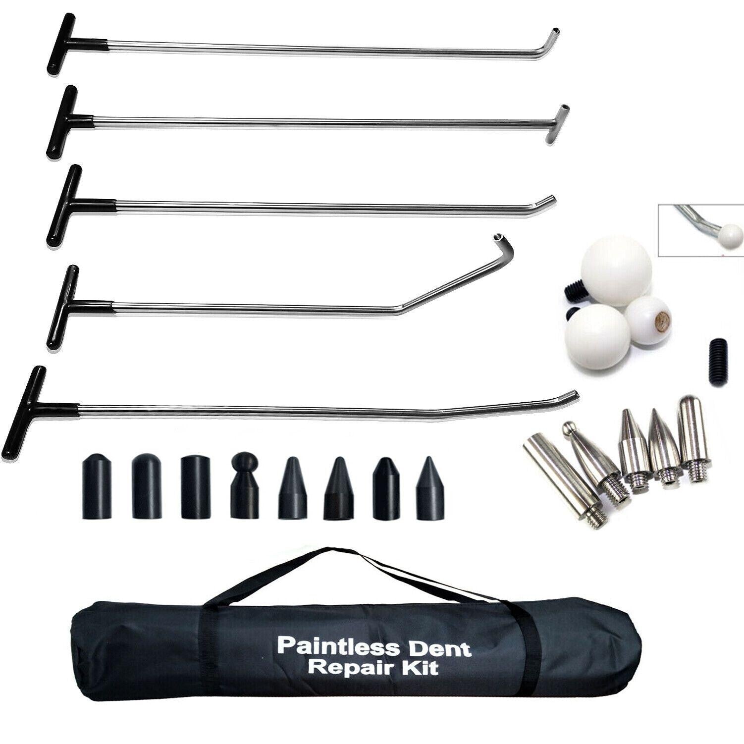 Auto Body Sheet Metal Paintless Dent Repair Kit Auto Professional Remover Set v