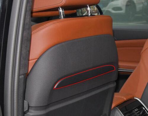 Dry Carbon Fiber for Seat Back Net Bag Frame Cover Trim Fit for BMW X7 G07 2019-2022