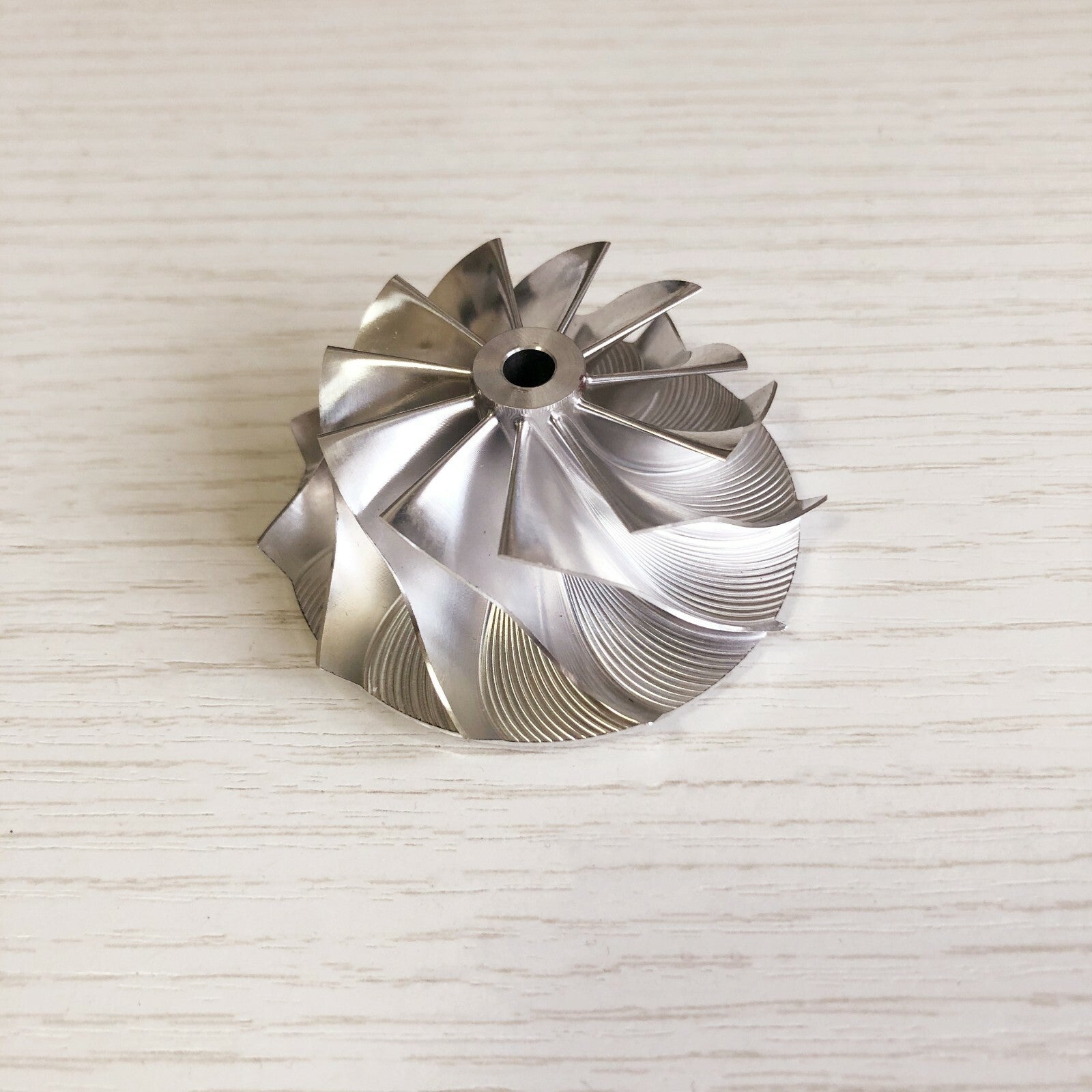 TD04H 41.94/56.00 mm 11+0 Blade High-Performance Turbine Billet Compressor Wheel