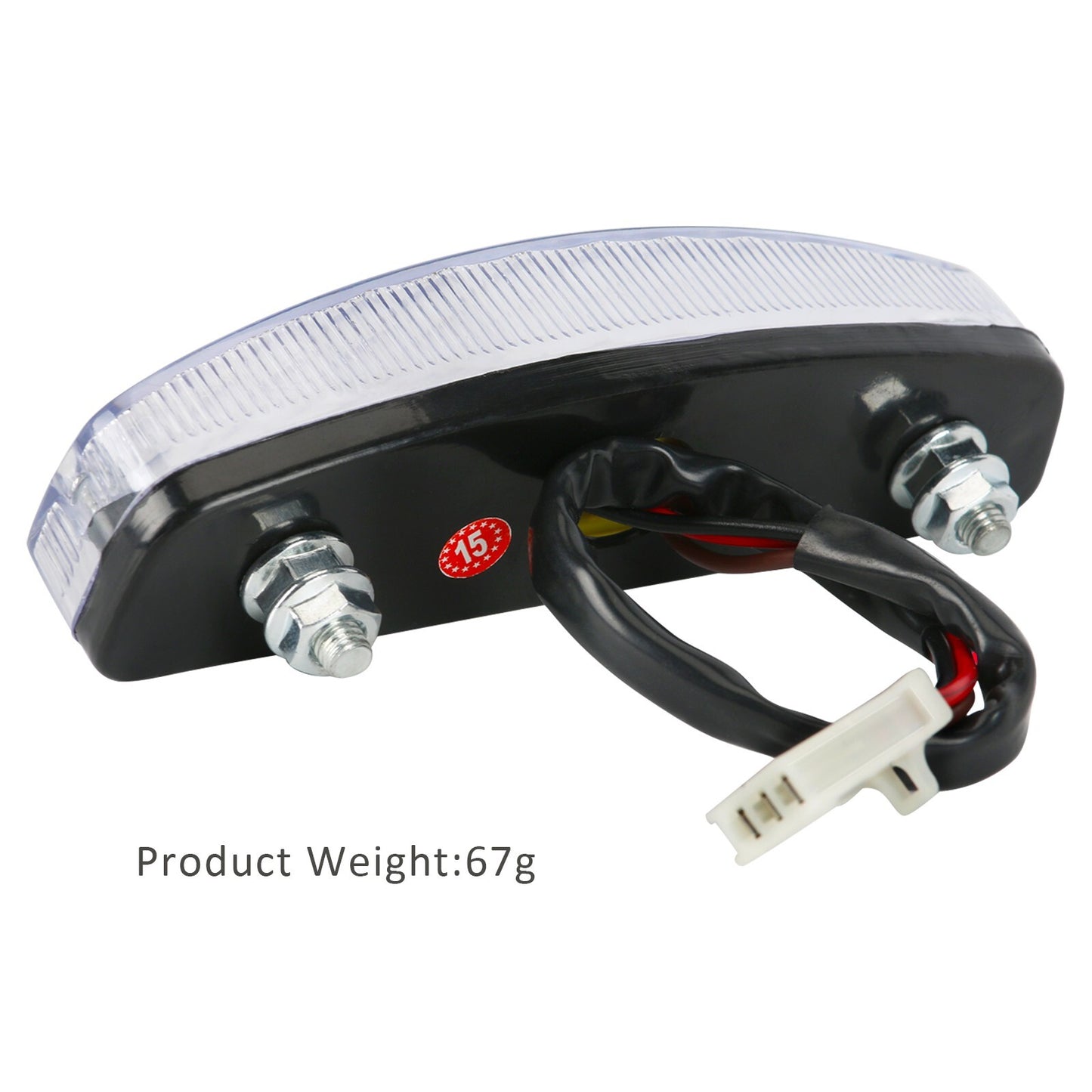 12V universal LED brake and stop lights for motorcycles, all-terrain vehicles, off-road bicycles