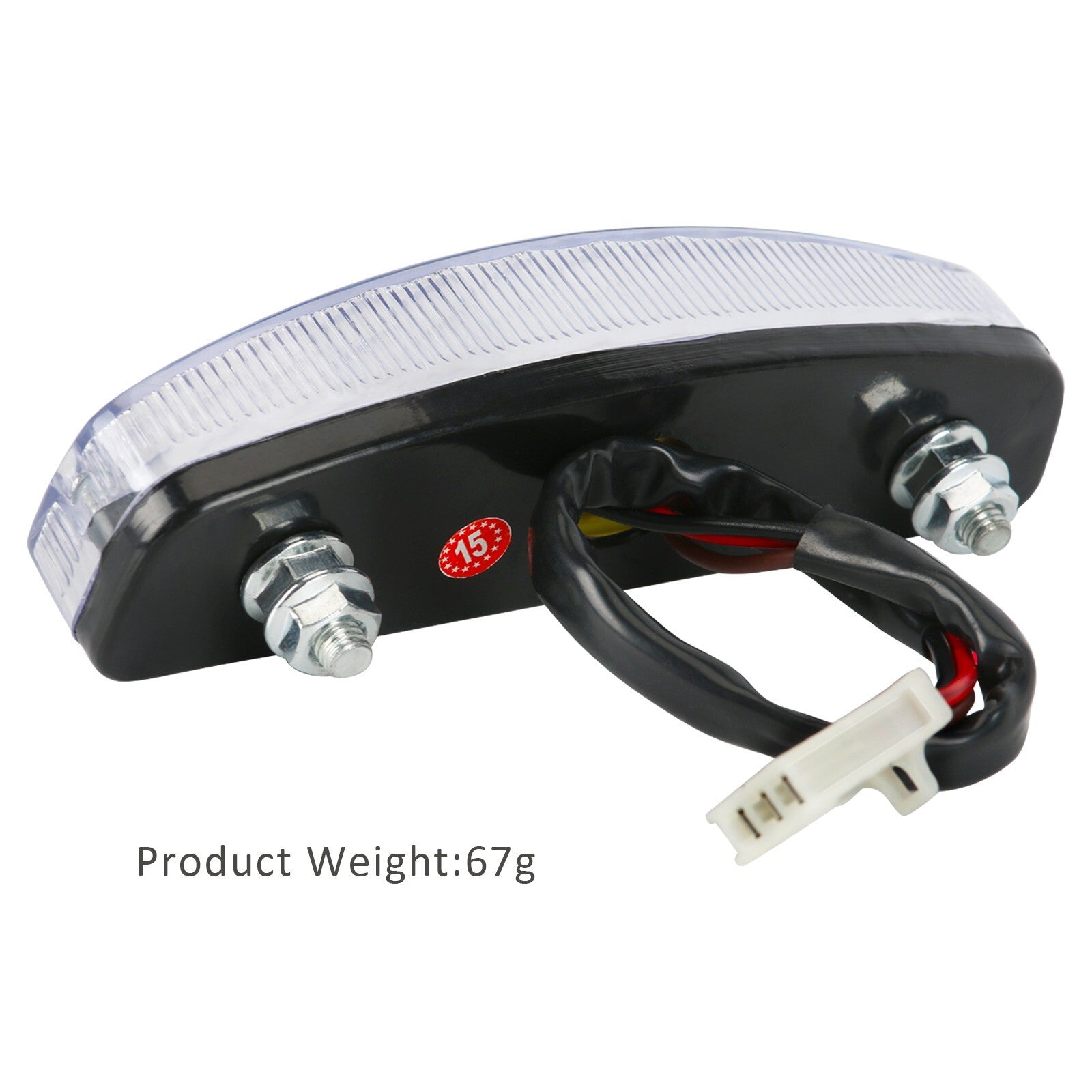12V universal LED brake and stop lights for motorcycles, all-terrain vehicles, off-road bicycles