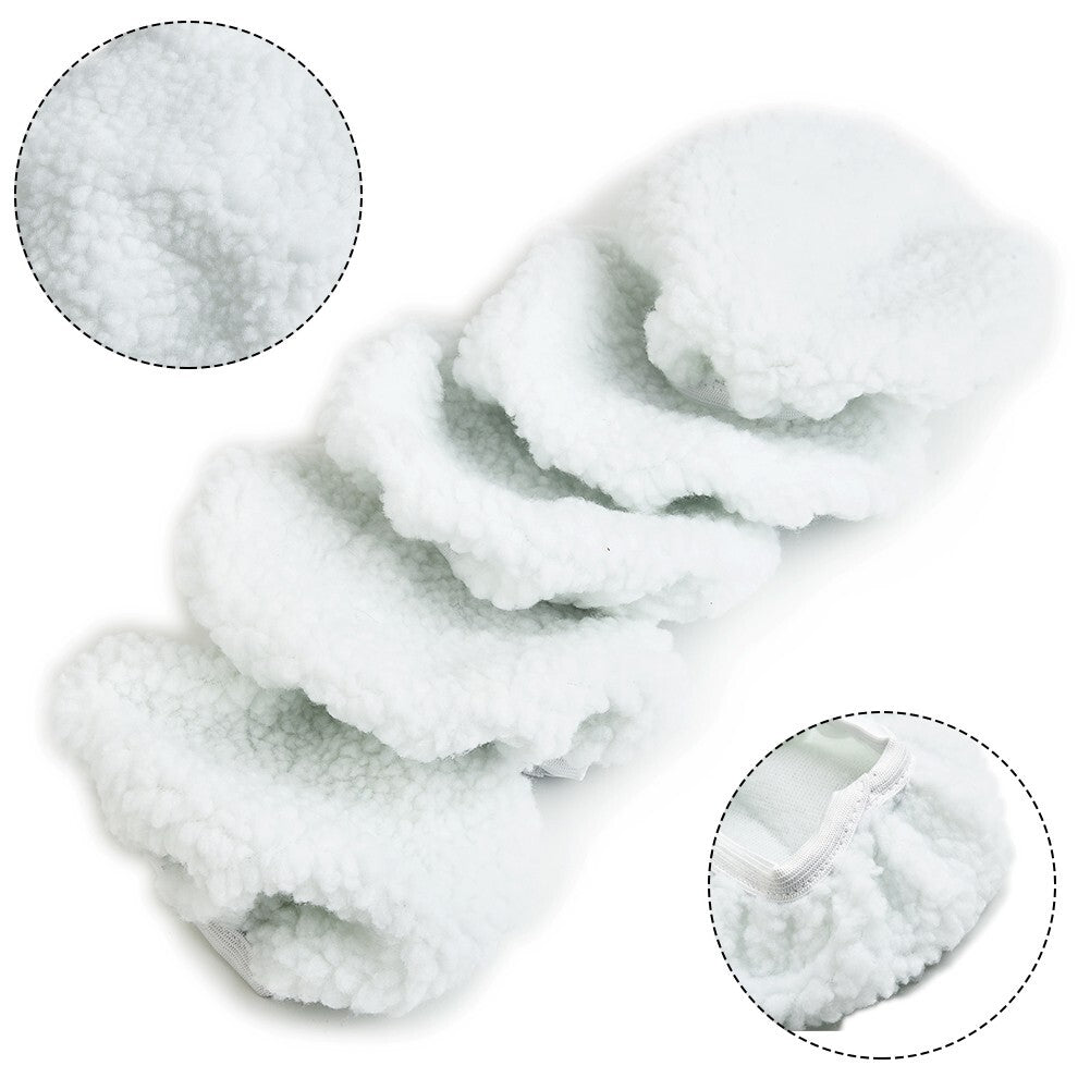 5-piece set suitable for 5-6 polishing caps, cushioning pads, soft wool, car polishing machine waxing tools
