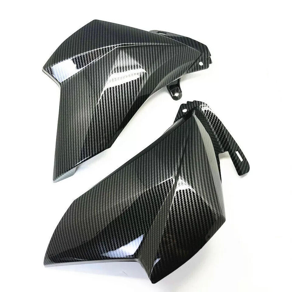 Carbon Fiber Front Side Cover Trim Panel Fairing for Kawasaki Z800 2013-2016