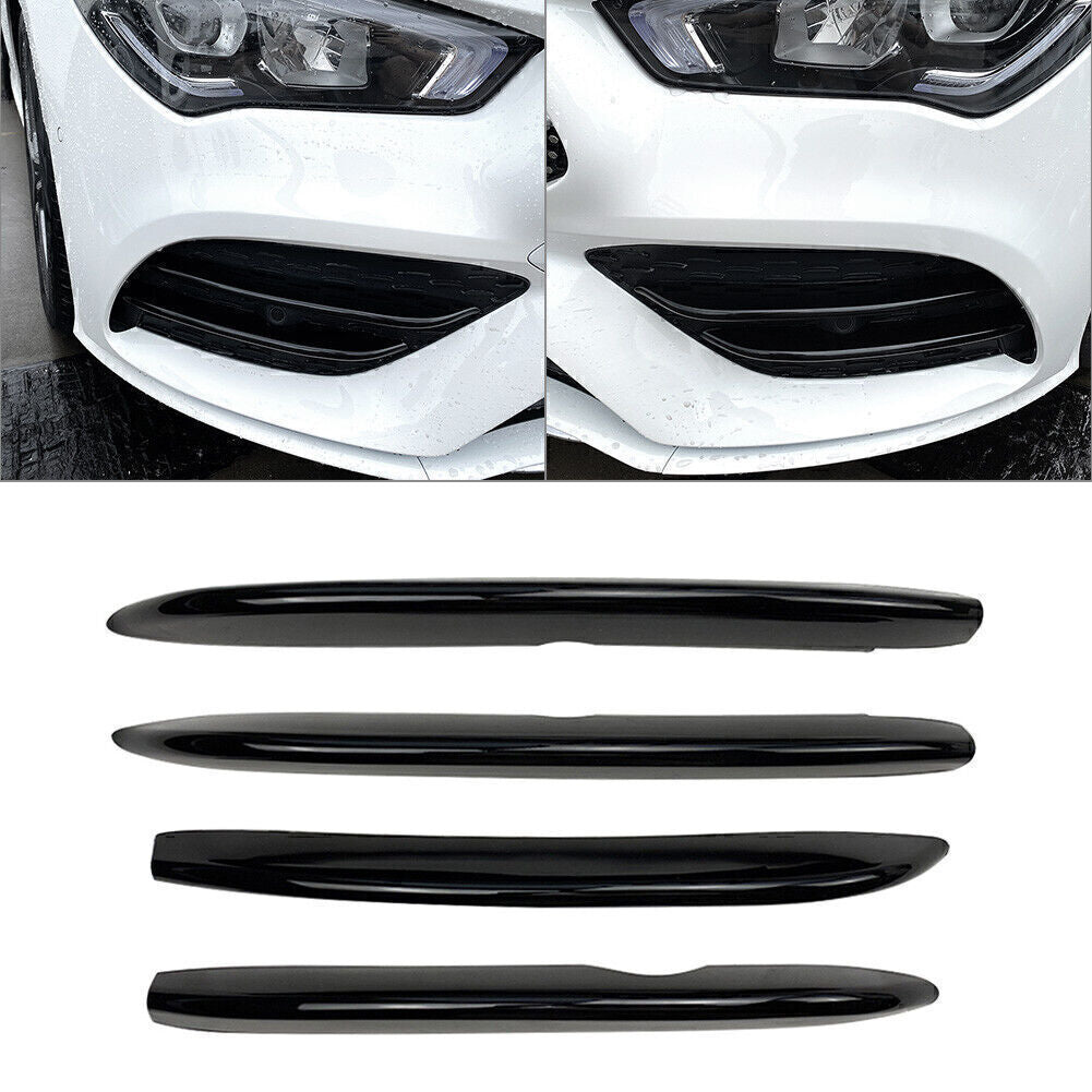for Mercedes Benz CLA C118 2020+ 4x Front Fog Light Decorative Cover Trim