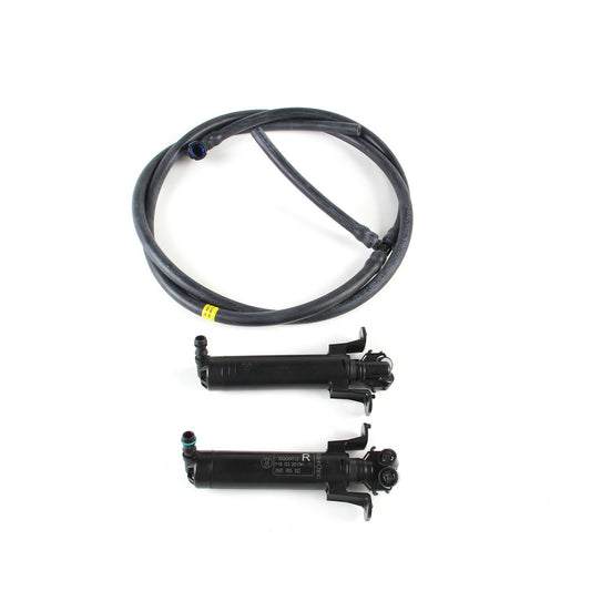 Left &Right Headlight Washer Sprayer Nozzle &Hose for AUDI A3 S3 #8V0955101/102# Q