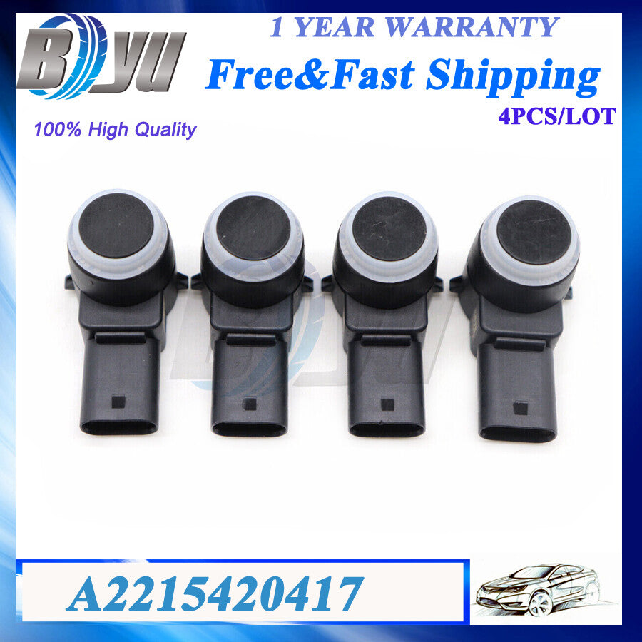4PCS PDC Parking Aid Sensor A2215420417 for Mercedes-Benz C-Class W211 W203 W204