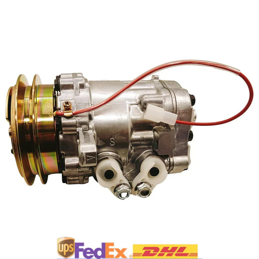 12V 7B08 1PK 115MM A/C Compressor 8316 Compatible for Sanden