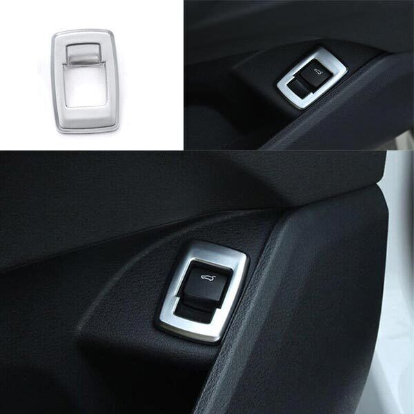 Matte Silver Tailgate Rear Door Switch Fit for BMW X2 F39 2018-2021 Cover Trim