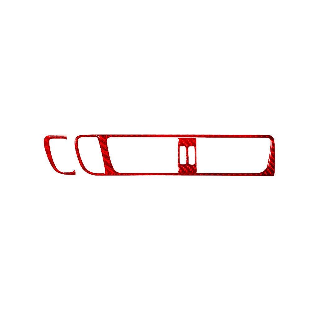 Red Carbon Fiber Rear Roof Light Frame Cover Trim For X5 E70 X6 E71 2008-13 v