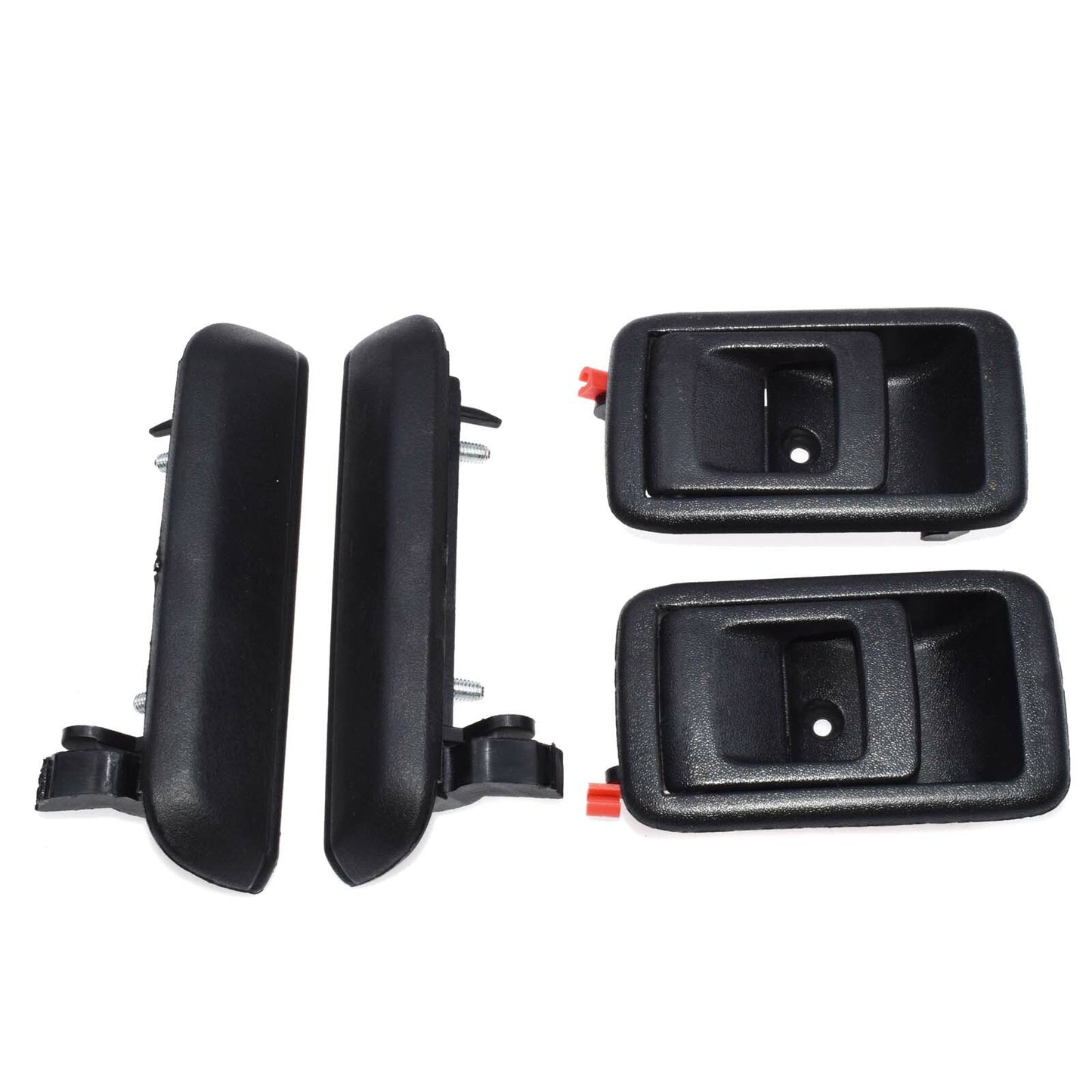 Set of 4 Exterior Interior Rear Left Right Door Handle For 95-98 for Toyota Tercel