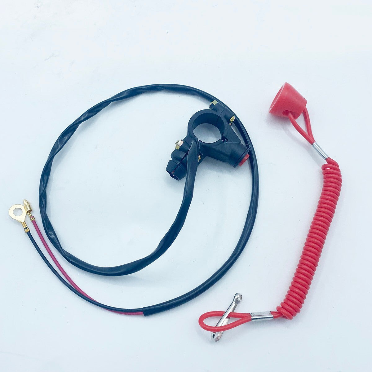 Motor Emergency Kill-Stop Switch W/Safety Tether Lanyard Outboard Cut Off Boat