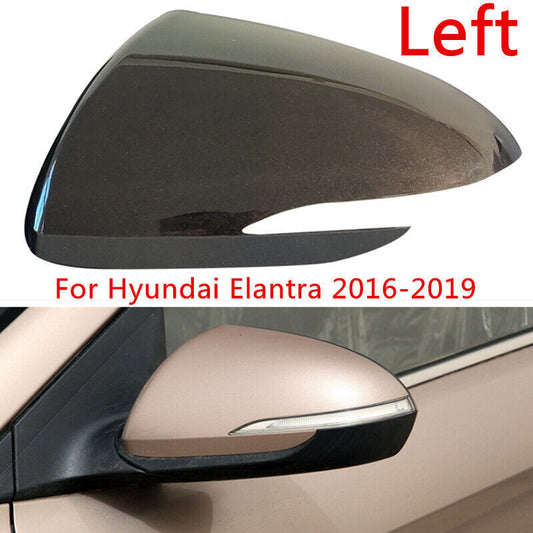 Brown Left Rearview Door Mirror Cover Shell Cap for Hyundai for Elantra 2016-2019