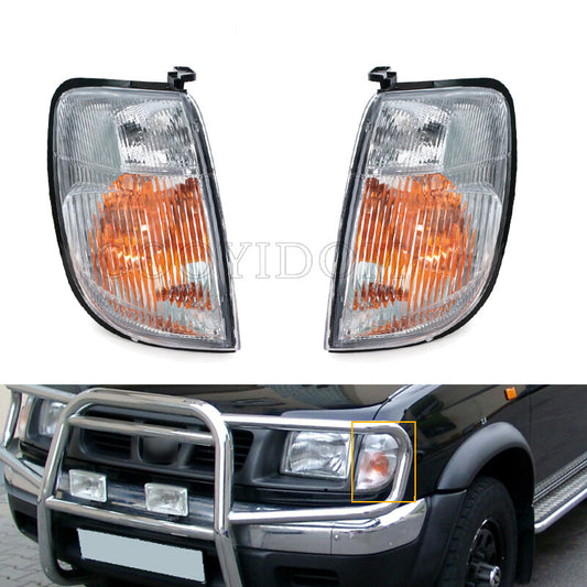 1 Pair Corner light Side Marker headlight For Navara Frontier D22 Pickup v