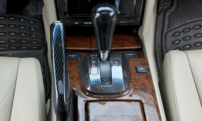 3P Carbon Fiber Car Inner Gear Shift Panel Cover Trim for Honda Accord 2008-2012