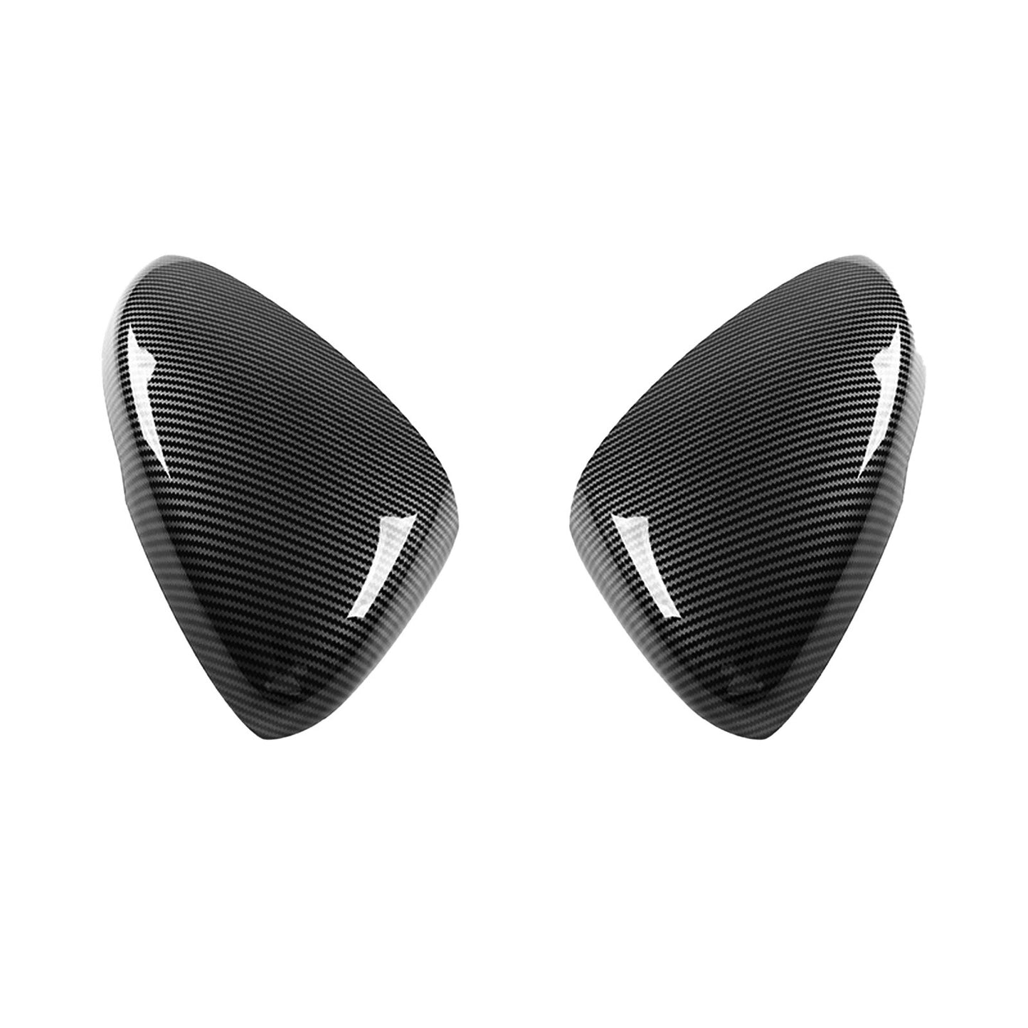 2X fit for Honda Accord 18-21 Carbon Fiber Style Rear View Side Mirror Cover Trim AT