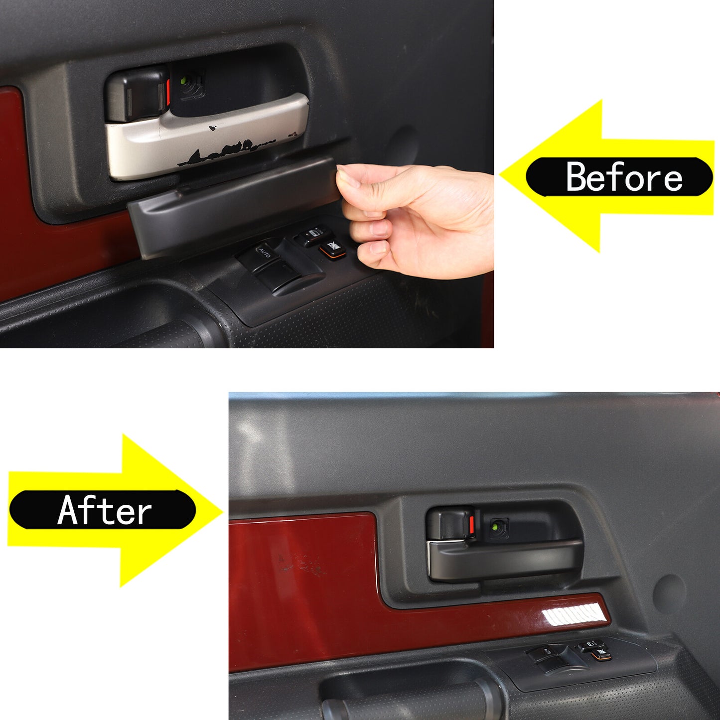 Red Alloy Side Vent Knife Ring Trim for 86/Sub@ru BRZ 2022 on- v