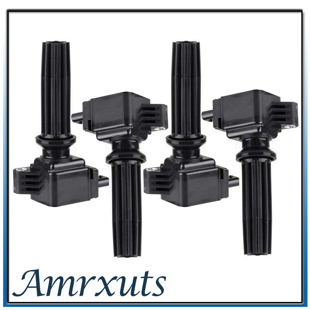 4 Ignition Coils for Edge Explorer Focus for Mustang for Lincoln MKZ 13-16 2.0L n