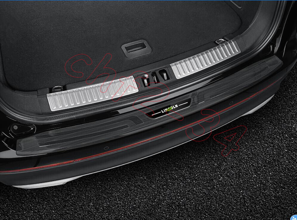 for Lincoln Nautilus 2019-2022 Rear Bumper Protector Sill Plate Guard Cover Trim