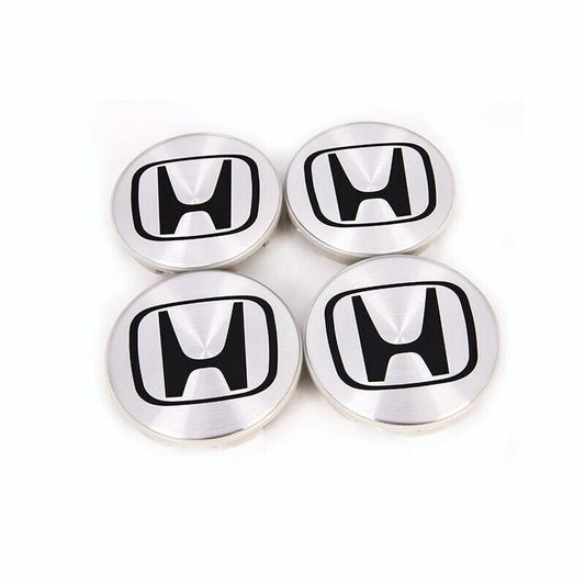 4-piece set of for Honda aluminum silver and black wheels, center 69mm, 2.75, suitable for Accord and for Civic .