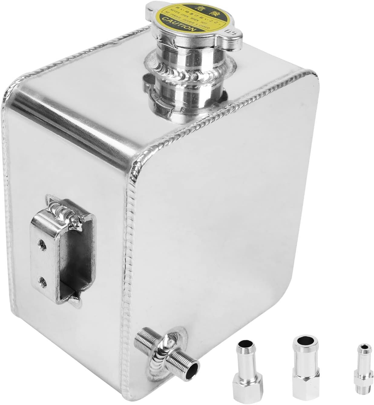 2.5L Universal Car Aluminum Water Coolant Radiator Overflow Recovery Tank Bottle Q