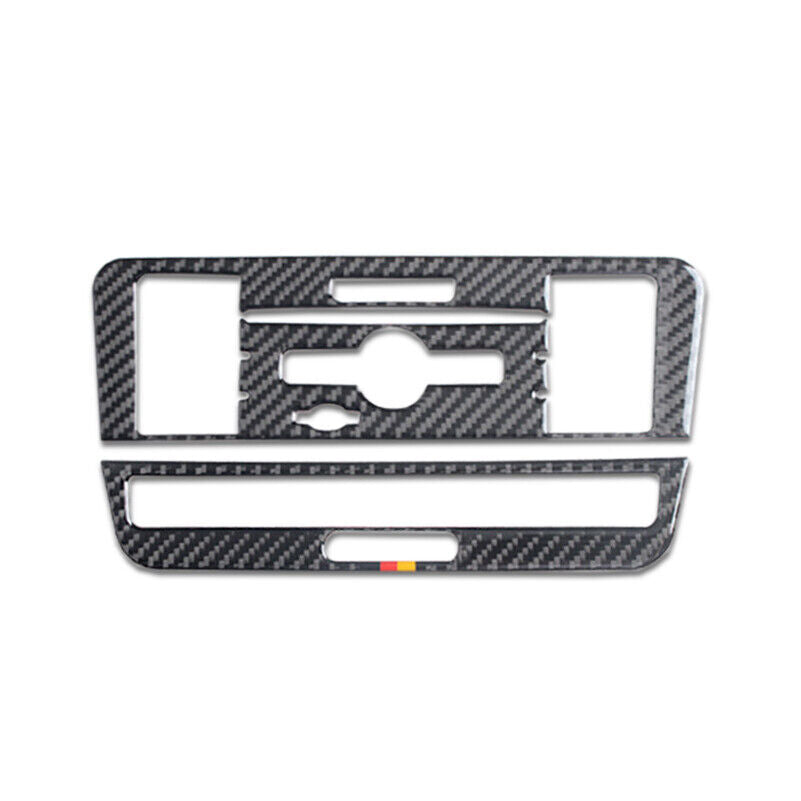 Carbon fiber center control CD panel frame cover trim for GLA CLA- n