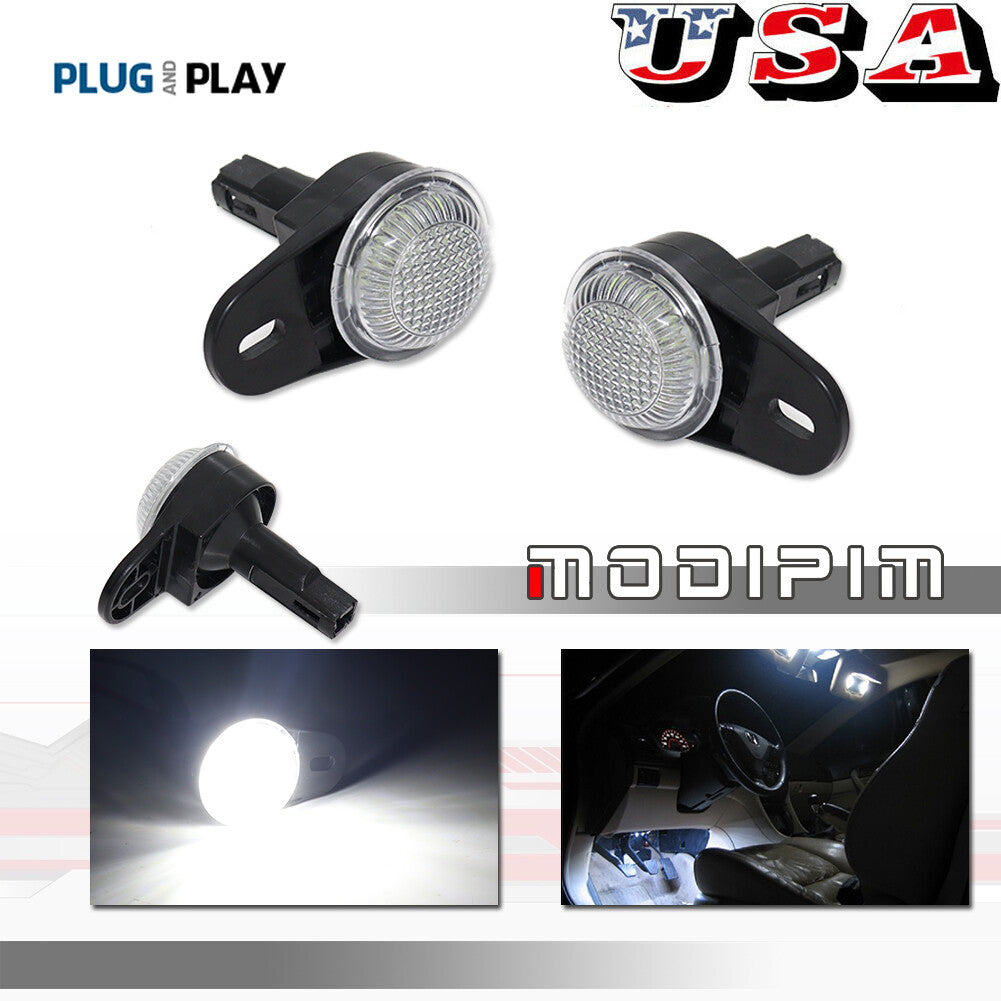 Suitable for 1999-2019 for Jeep Door for Ram interior courtesy light white LED pair set Q