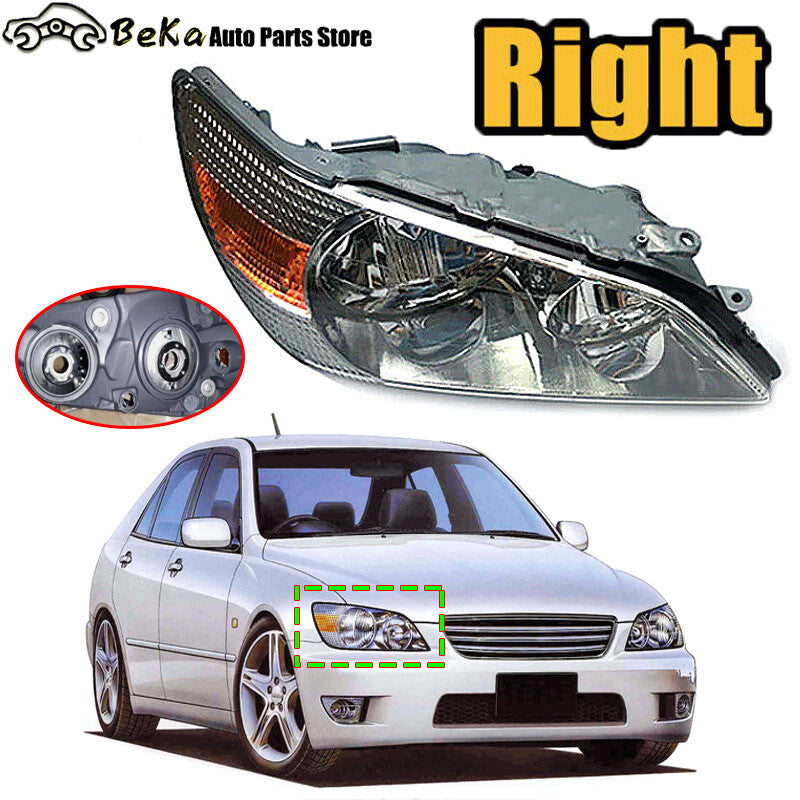 1Pcs for TOYOTA ALTEZZA RS200 Right Front Headlight for LEXUS IS200 1998-2005