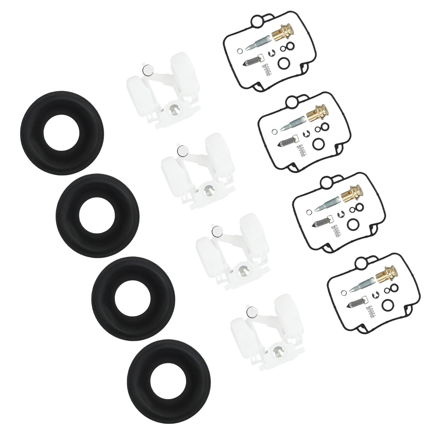 4X Fit BST36 for SUZUKI GSXR1100 Carburetor Repair Kit Float Diaphragm