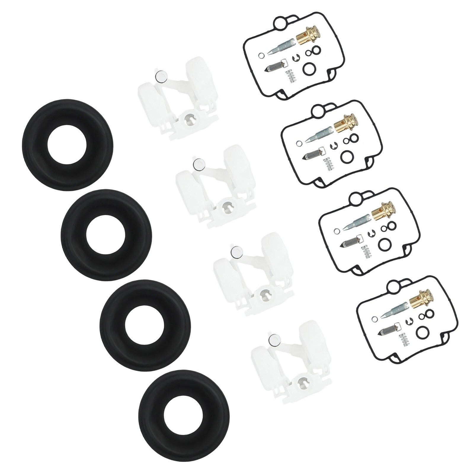4X Fit BST36 for SUZUKI GSXR1100 Carburetor Repair Kit Float Diaphragm