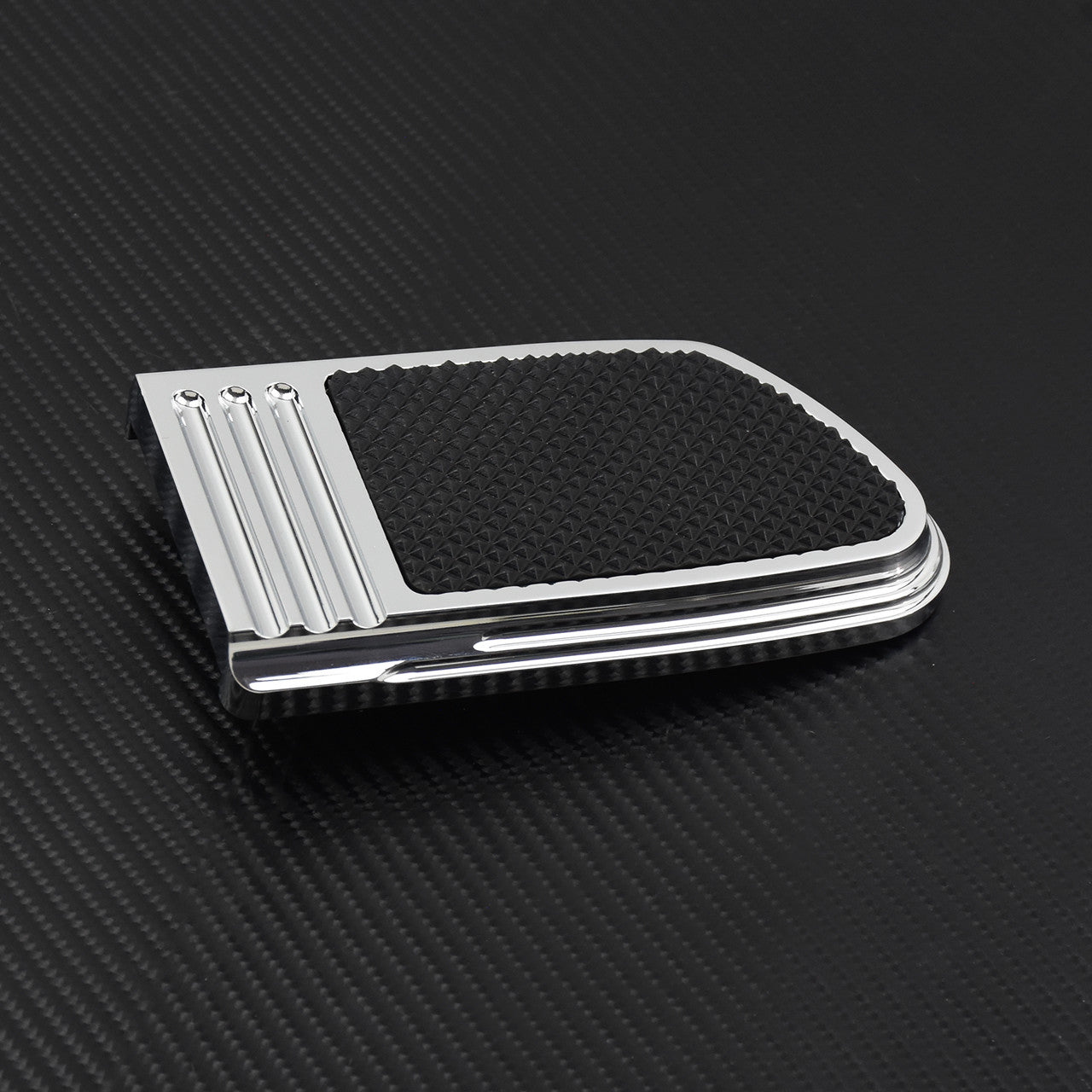 Chrome Large Brake Pedal Pad Fit for Harley Touring 1980-2023 Softail 1986-2017