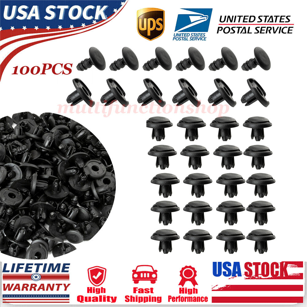 100x push-type fender liner fixing clip for Honda 91512-SX0-003 Q