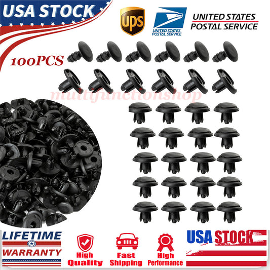 100x push-type fender liner fixing clip for Honda 91512-SX0-003 Q