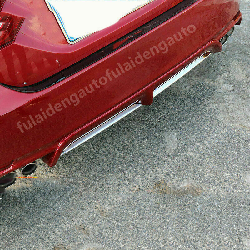 2pc for Toyota for Camry SE XSE 2018-2020 Stainless Rear Bumper Lower Lip Cover trim