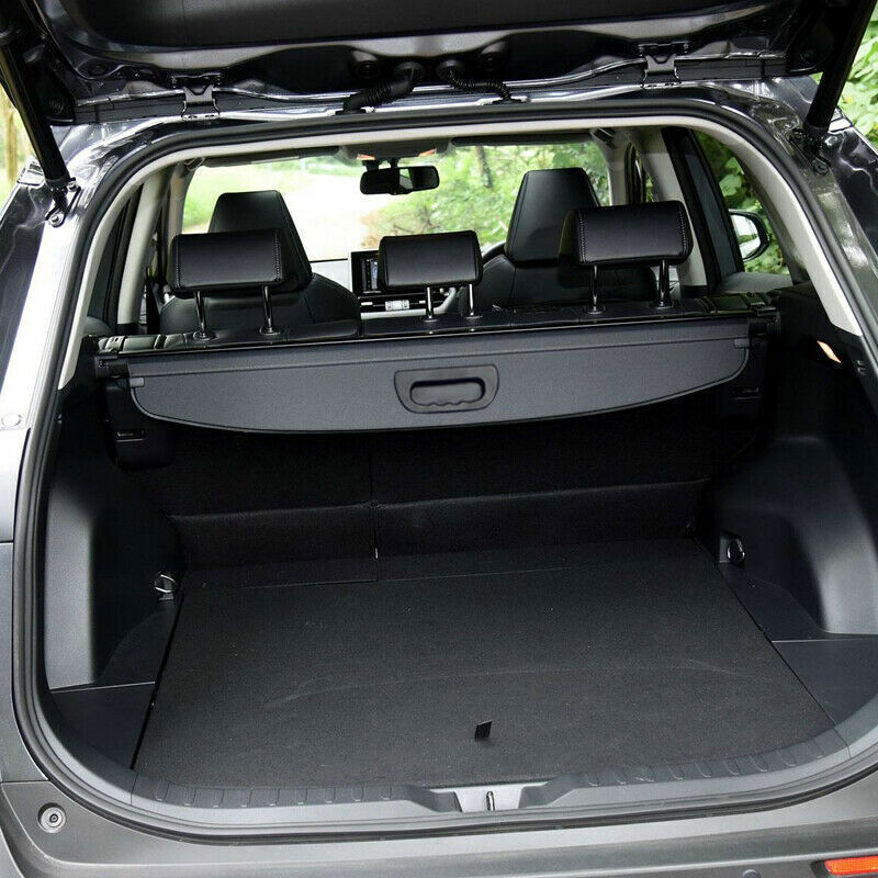 For RAV4 20 2021-2023 Black Trunk Shade Rear Security Cargo Cover Shield n