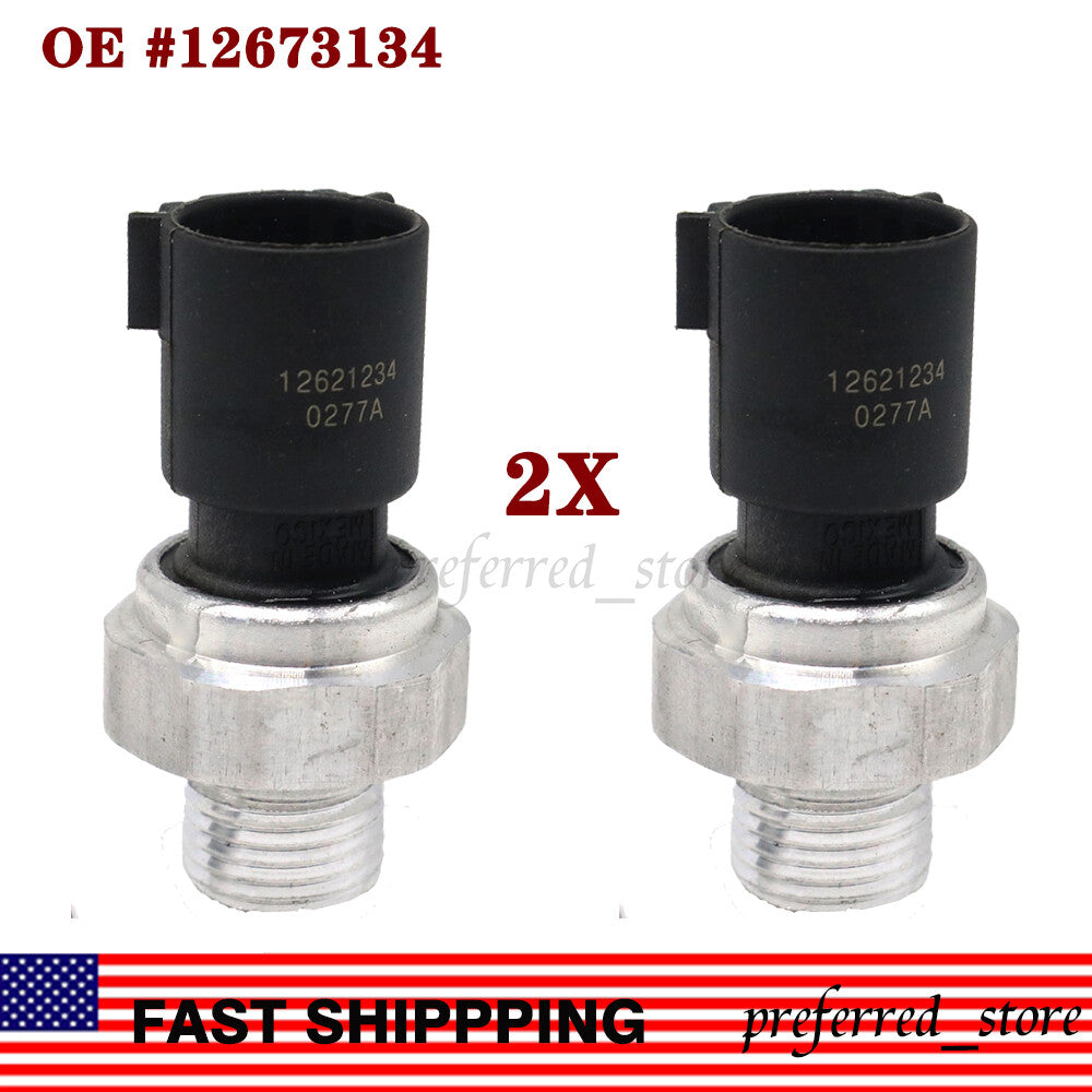 2-pack engine oil pressure sensor switch 12621234 for Silverado for GMC v