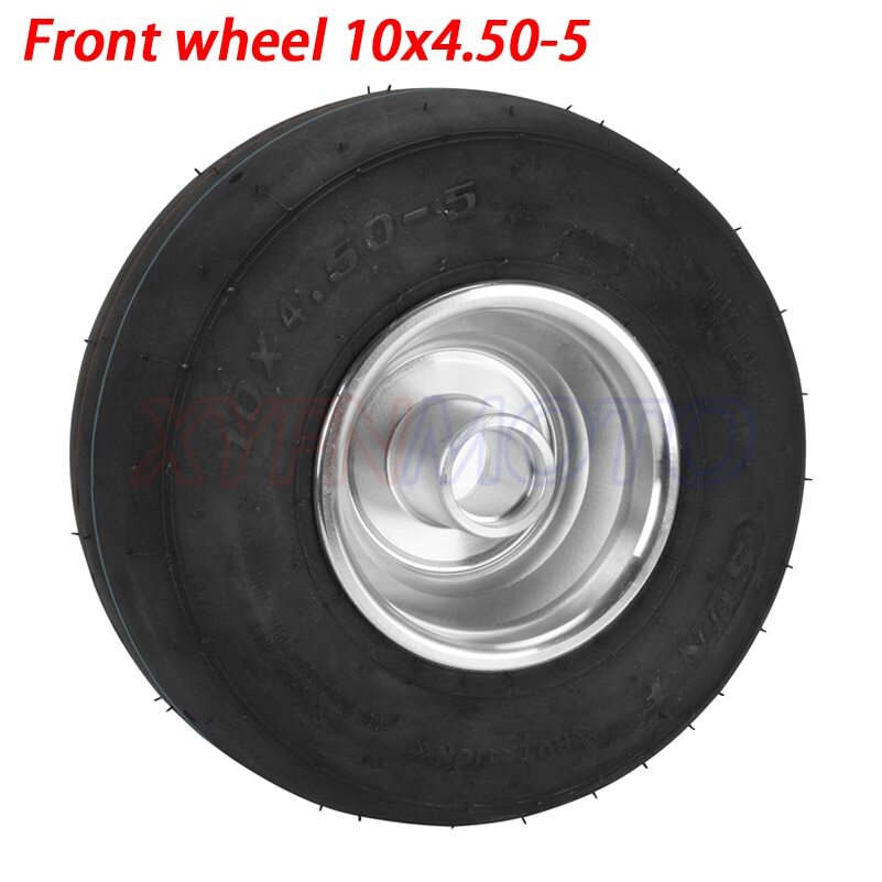 Go Kart Tire Front Wheel 10x4.50-5 Rear Wheel 11x7.10-5 Drift Go Kart Vacuum