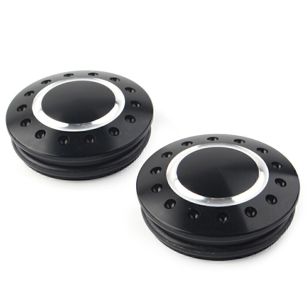 for Harley V-Rod Night Rod VRSC VRSCD 2x CNC Swingarm Pivot Bolt Cover Black Q