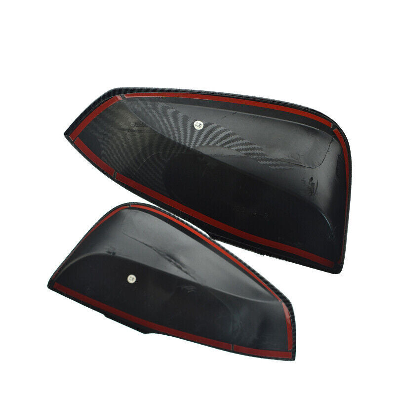 Dual carbon fiber side mirror cap trim for 2020-2022 for Toyota Highlander