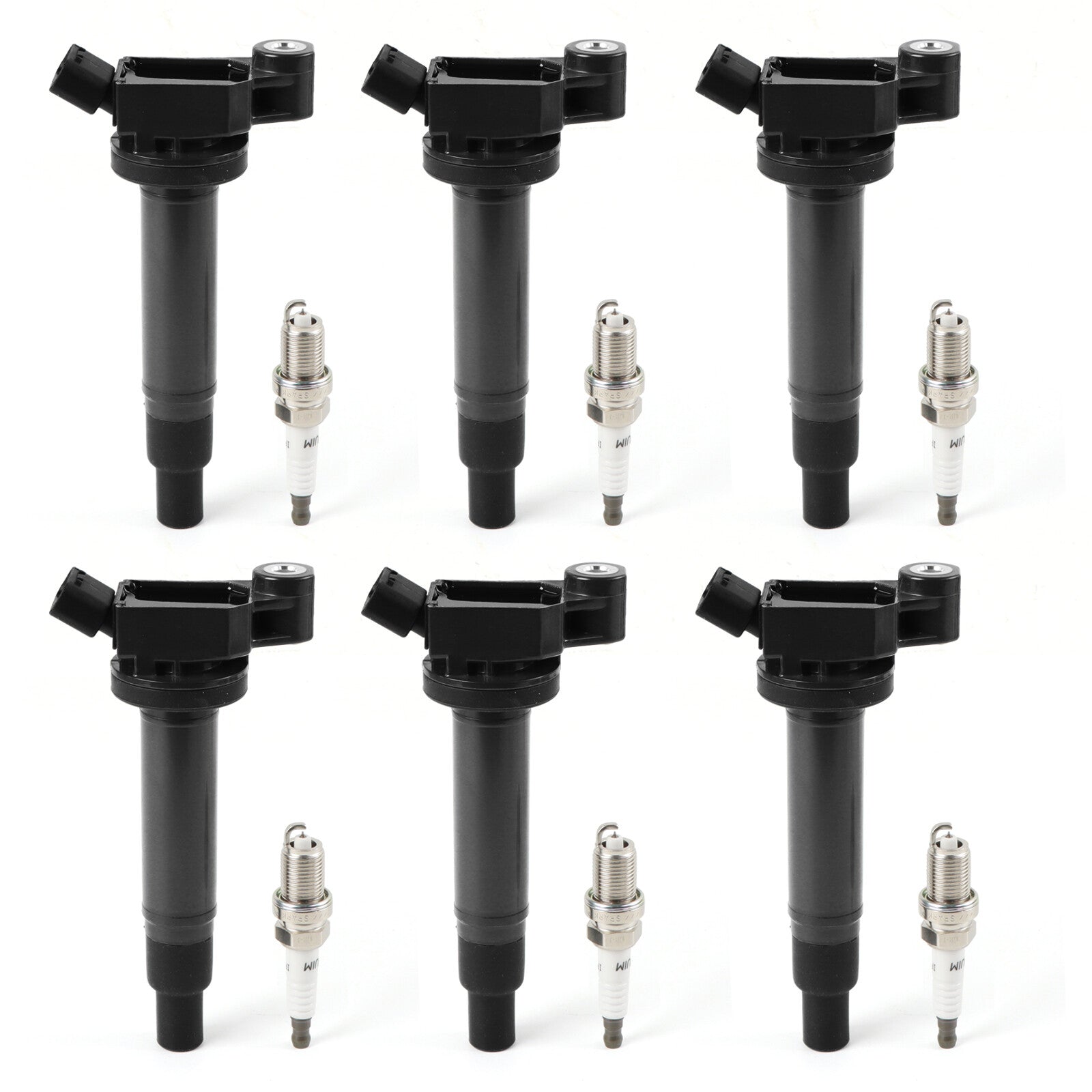 6Ignition Coils+Spark Plugs for Camry for Avalon for Sienna for Lexus ES300 RX300 n
