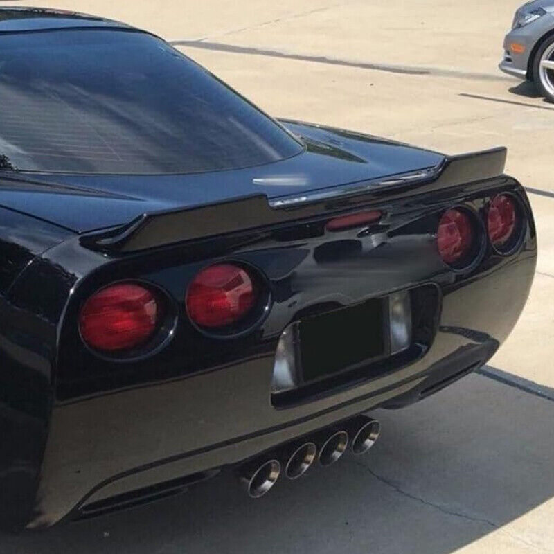 Rear Trunk Spoiler Wing Extended Style For 1997-2004 for Corvette C5 ZR1 Gloss Black n