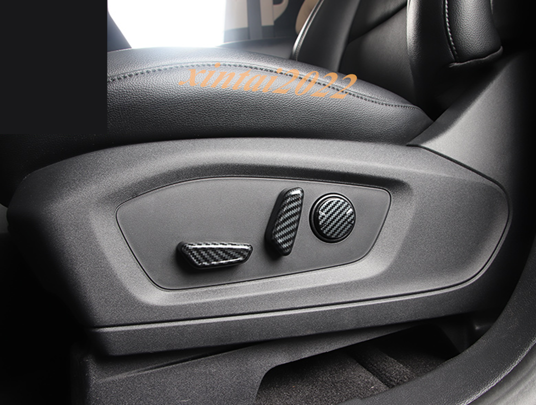 for ford  Explorer 2020 2021 ABS Carbon Fiber for Seat Adjustment Button Cover Trim
